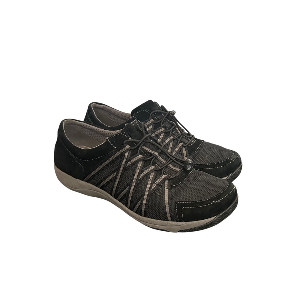 Dansko Honor Women EU 40 US 9.5-10 Black Sneaker Slip On Nursing walking Shoes